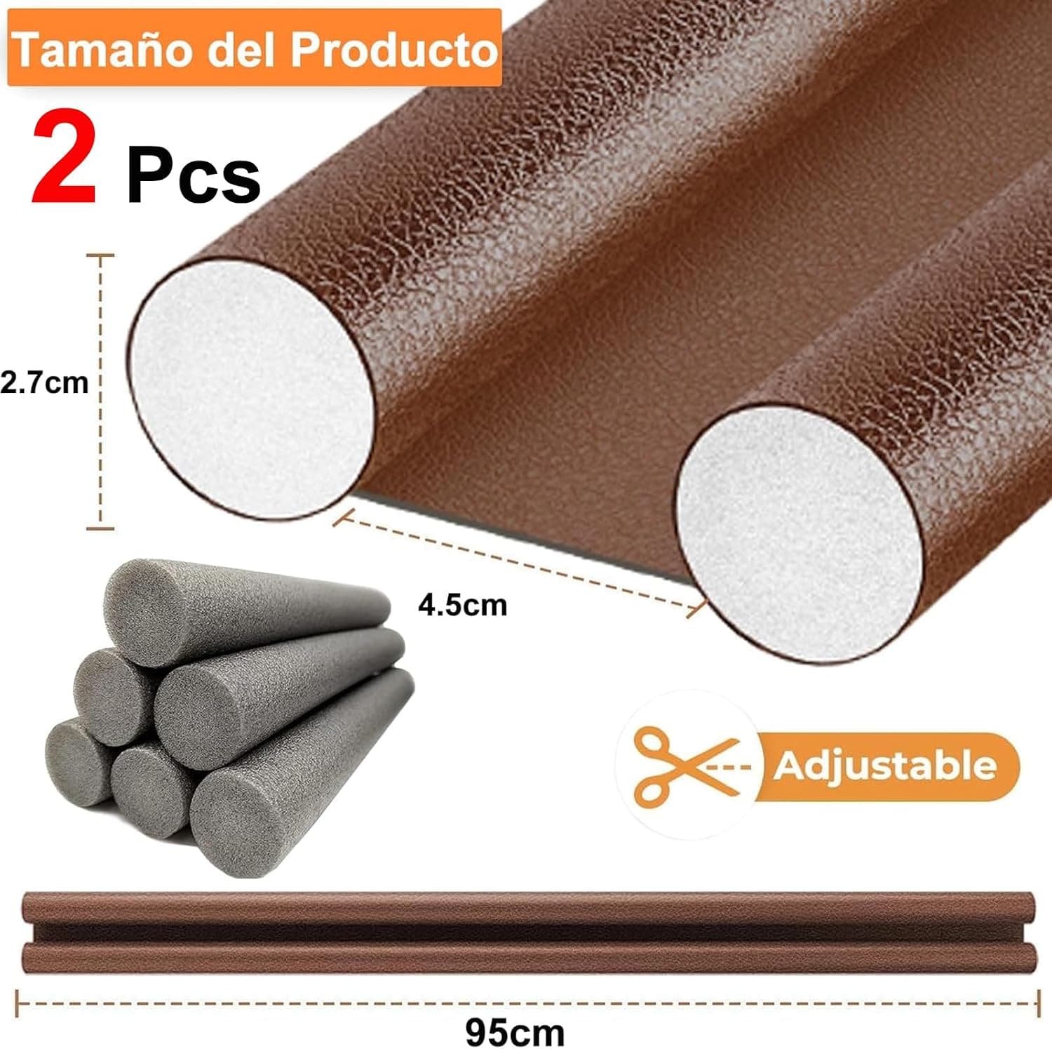 Tubo tope para puerta, foto 1 de 2